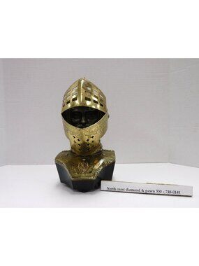 Vtg Waco Medieval Knight Armor Helmet A.M. Transistor Radio Made Japan Works DW6